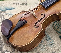 five string harp style tailpiece