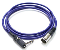 preamp cable with 6mm cable and jack connector to instrument